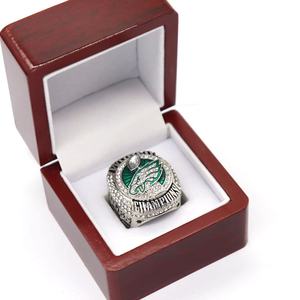 Bague de championnat des Philadelphia Eagles 2017 pour hommes, sertie de zircons, pour fans de football NFL, vente en gros avec boîte - Product Image 4