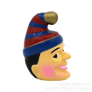 Pu <b>Foam</b> Cartoon Head Stress Relief Toy <b>Craft</b> Gift - Product Image 2