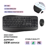 Ompact 345 rrgonomic usussian reless ireless Board Ouse omombo 2,4G reless ireless eyboard y Ouse et para APC aptop