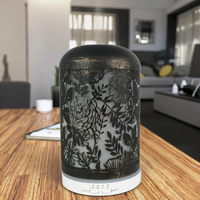 Diffuseur d'arômes électrique en fer noir pour huiles essentielles, pulvérisation automatique de parfum, pour hôtel et maison