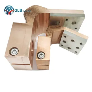 Trade Assurance Producer Bridge Grounding Silver Plated 2500A Side Outlet Connectors Connecting Busbar