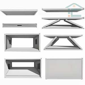 Hermosa Casa Contenedor Modular Portátil en Forma de Z, de Diseño Europeo Moderno, de Acero de Alta Calidad, Plegable, de Material Ecológico, para Uso Hotelero - Product Image 5