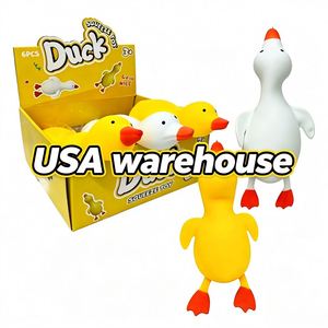Entrepôt USA – Jouet Squishy Canard Géant Jaune et Blanc Réaliste 36*16.5cm – Balle Sensorielle Anti-Stress Grande Taille - Product Image 1