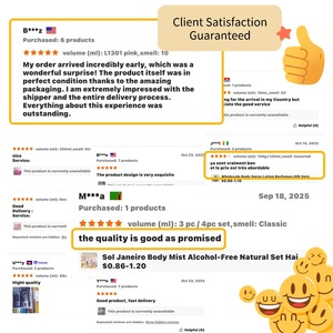 Ensemble de parfums brésiliens BESTSELLING Brume et crème Vaporisateur pour le corps Lotion Gel douche Parfums originaux Cosmétiques personnalisés - Product Image 5