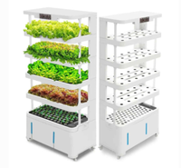Jardinière hydroponique verticale intelligente personnalisable à plusieurs niveaux, arrosage motorisé, culture sans sol écologique, facile à utiliser pour la maison