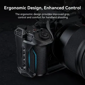 Kit de Jaula para Cámara de Aleación de Aluminio 4024 para G9 II/<span class=keywords><strong>S5</strong></span> II/<span class=keywords><strong>S5</strong></span> IIX con Asa Superior, Abrazadera de Cable y Liberación Rápida Arca-Swiss - Product Image 5