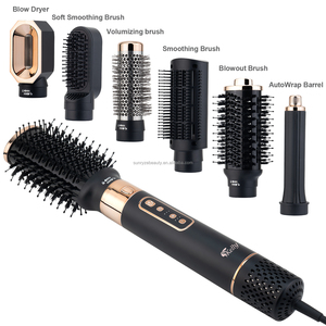 Sèche-cheveux ionique haute puissance 1600W à flux d'air rapide, boucleur multifonction 6-en-1 pour voyage, hôtel et usage domestique - Product Image 6