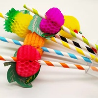 Paille d'art en papier de fête Paille en papier de couleur claire