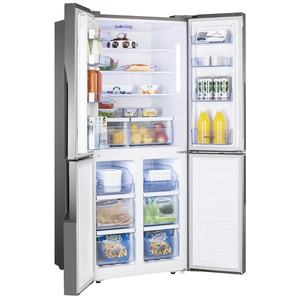 Refrigerador de cuatro puertas con congelador lateral y dispensador de hielo - Product Image 2
