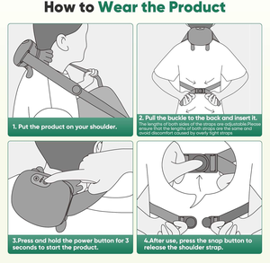 Máquina de Masaje Muscular 4D con Calor para Hombros y Cuello, para Alivio Muscular Profundo - Product Image 6