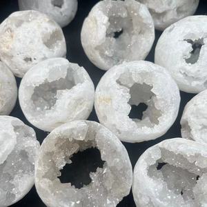 Bán buôn Chất lượng cao tinh thể tự nhiên rõ ràng thạch anh Sphere với geode cụm để trang trí - Product Image 5