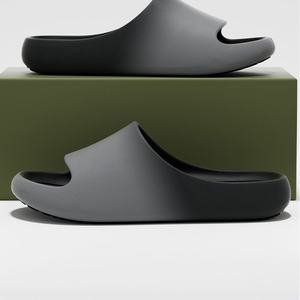 Fashionable Flip Flops Anti Slip Anti Odor Open Toe Knit Upper Cork/PVC Lightweight Cushioned Eco-Friendly Indoor <b>Slippers</b> All - Product Image 5