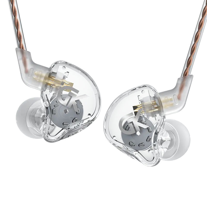 KZ GK GST Earphones Hybrid HIFI Bass Earbuds In Ear Monitor Headphones Sport Noise Cancelling Headset