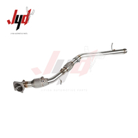 Knalpot performa Catalyst Flow tinggi untuk Jeep Wrangler Rubicon JL 2.0T sistem knalpot otomotif Downpipe