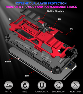 Custodia per telefono cellulare in plastica TPU per <span class=keywords><strong>TCL</strong></span> <span class=keywords><strong>20</strong></span> XE resistente antiurto cavalletto protettivo posteriore - Product Image 2