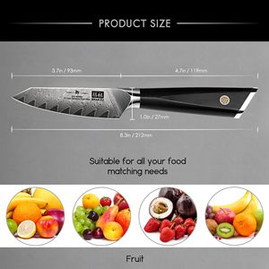 <span class=keywords><strong>SHAN</strong></span> <span class=keywords><strong>ZU</strong></span> GYO série 3 pièces damas japonais en acier VG-10 <span class=keywords><strong>Chef</strong></span> <span class=keywords><strong>Santoku</strong></span> <span class=keywords><strong>couteaux</strong></span> à éplucher cuisine <span class=keywords><strong>Chef</strong></span> couteau ensemble avec poignée G10 - Product Image 5