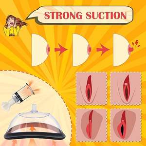 महिला स्तन टेसिंग वैक्यूम नकारात्मक दबाव स्तन पंप निप्पल उत्तेजना चूत मालिश विस्तार प्रशिक्षण कामुक उत्पादों - Product Image 6