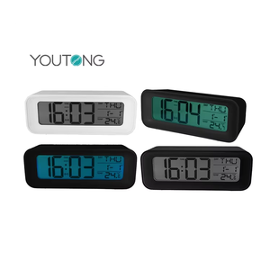 <span class=keywords><strong>Display</strong></span> <span class=keywords><strong>LCD</strong></span> RCC Digital Desktop Despertador Temperatura Umidade Calendário Interior Relógio De Parede Relógios De Mesa De Energia De Bateria - Product Image 3