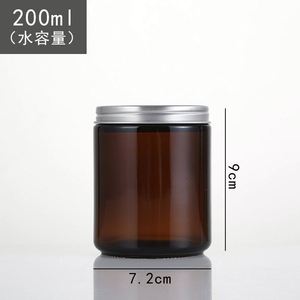 ขวดแก้วใส่ครีมเครื่องสำอางพร้อมฝาเกลียวอลูมิเนียมสีเหลืองและสีดำสำหรับครีมบำรุงผิวและครีมทารอบดวงตาออกแบบโลโก้ได้ตามต้องการ - Product Image 2