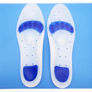 Plantillas Ortopédicas de 2 Piezas, Almohadillas de Gel Suave, Silicona, para Pies Planos, Deportes, Absorción de Impactos, Masaje, Soporte para Pies, Unisex - Product Image 2