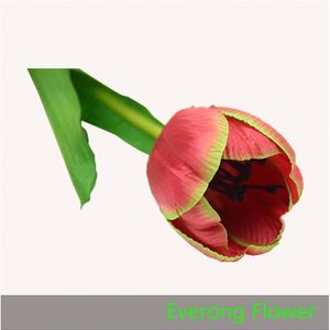 Everongflower <span class=keywords><strong>Fleur</strong></span> artificielle <span class=keywords><strong>floris</strong></span> faite à la main tulipe <span class=keywords><strong>fleur</strong></span> de tulipe en soie à tige unique pour flores artificiales décor d'hôtel de mariage - Product Image 5