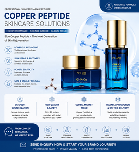 Crème Visage Hydratante Apaisante et Réparatrice Anti-Rides Jour et Nuit à la GHK-Cu et aux Peptides de Cuivre Marque Blanche - Product Image 3