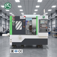 Tour CNC à banc incliné haute précision CK46B Y4+4 de type gang avec outils motorisés et axe X de 970 mm pour fraisage
