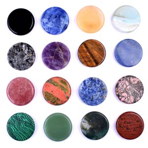 หินคริสตัลธรรมชาติสำหรับงาน DIY แกะสลักได้ รูปทรงวงกลม ขนาด 4 ซม. หินแท้ - Product Image 1