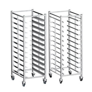 Étagère à pâtisserie mobile à 12 niveaux en acier inoxydable pour le séchage du pain, des gâteaux et des gâteaux de lune - Product Image 1