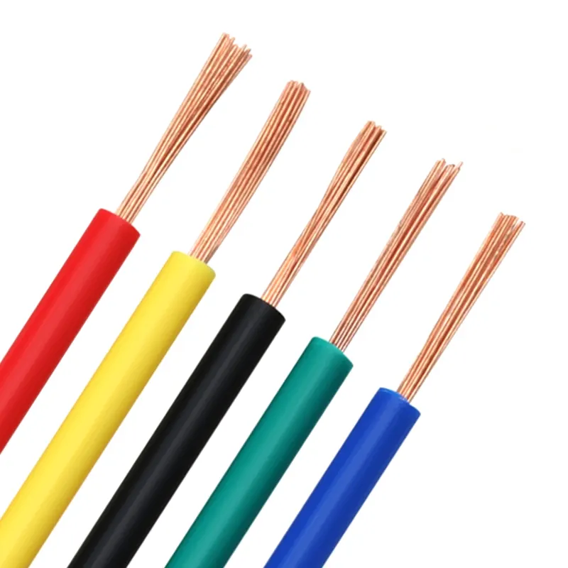 UL 1007 Cable de cobre 12 14 16 18 Calibre 20 Aislamiento de PVC Cableado eléctrico Cable eléctrico recubierto de PVC