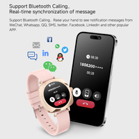 Reloj Inteligente con Pantalla AMOLED de 1.19 Pulgadas, Pantalla Táctil Completa, Llamadas, Funciones de Fitness, Larga Duración de Batería