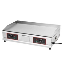 Plaque de cuisson électrique commerciale Teppanyaki – Équipement multifonctionnel pour la restauration rapide, idéal pour les crêpes fourrées aux œufs, le riz frit et les grillades