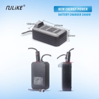 Chargeur intelligent de batterie lithium haute puissance 72 volts, chargeur intelligent étanche IP65 IP67 pour véhicule électrique, compatible avec les batteries lithium Lifepo4