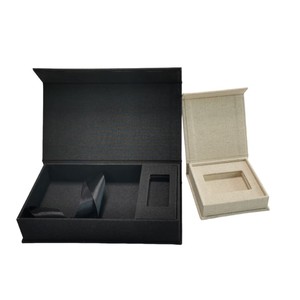 Caja de Papel Rígido con Recubrimiento Personalizado, Caja Magnética para Pestañas con Recubrimiento UV, Estampado, Barnizado e Impresión - Product Image 1