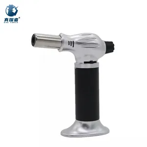 GF906 encendedores color wind proof adjustable flame torch lighter butane refillable for kitchen