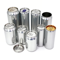 Vente en gros de canettes en aluminium de qualité alimentaire personnalisées de 190 ml/250 ml/330 ml/355 ml/500 ml pour les boissons