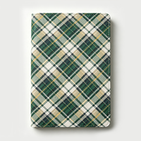 Carnet à couverture rigide en cuir PU Yalong A5, motif écossais classique, carnet à carreaux vintage, lot de 4 couleurs, YLA5T007