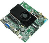 HM65 HM67 QM67芯片组迷你ITX主板QM6637N-UA，带中央处理器底座和Ddr3内存，嵌入PLC控制柜