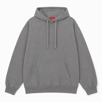 Sweat à capuche oversize en molleton épais unisexe, streetwear, imprimé graphique au dos, pull à capuche, sweat-shirt personnalisé avec logo, vente en gros