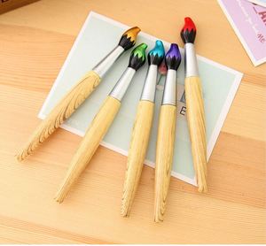 Stylo bille 1,0 mm, nouveau design en forme de pinceau, logo personnalisé pour entreprise, cadeaux publicitaires - Product Image 2