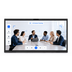กระดานอัจฉริยะแบบโต้ตอบ OEM Smart Board Interactive Flat Panel RK3588 OPS IR หน้าจอสัมผัสหลายจุด 4K LED ไวท์บอร์ดดิจิทัลสำหรับการสอนในโรงเรียน - Product Image 3