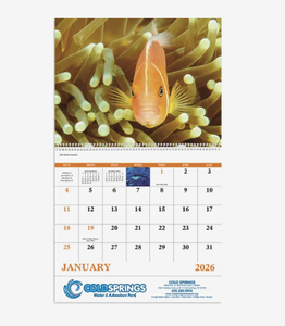 Calendari a Spirale Ocean Glory Personalizzati 2027, Regalo Promozionale con Logo Personalizzato, Qualità Premium all'Ingrosso - Product Image 2