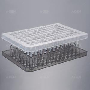 Tube PCR de laboratoire de biotechnologie en gros, compatible avec la plaque PCR semi-encadrée à <span class=keywords><strong>96</strong></span> puits <span class=keywords><strong>SBS</strong></span>/ANSI, consommable de laboratoire - Product Image 3