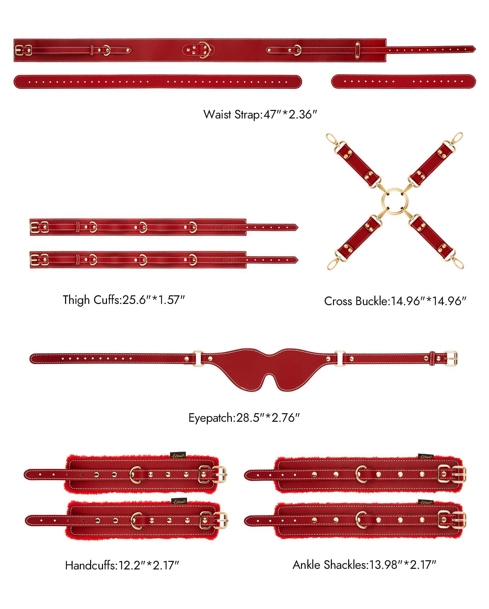 สีแดง จำนวน 10 ชิ้น