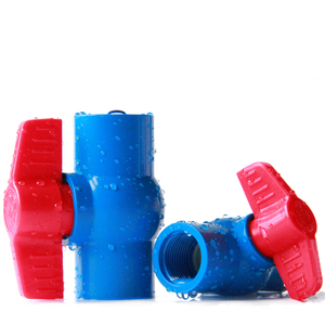 Válvula de Bola Compacta de PVC DaringFish para Riego por <span class=keywords><strong>Goteo</strong></span> Agrícola, Conexión de Plástico para Sistema de Riego Agrícola - Product Image 1