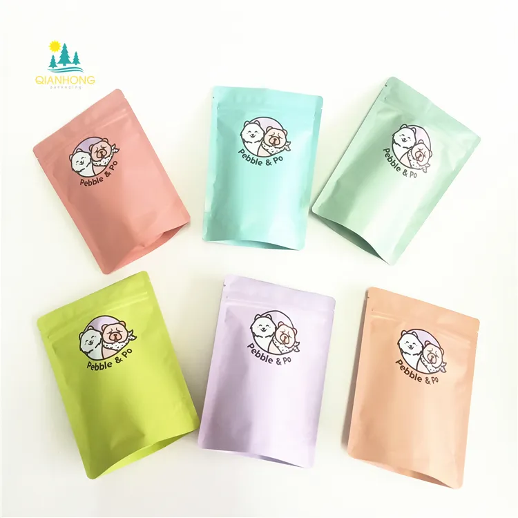 High Quality Food Grade Candy Sachets Plastic Packaging Bag For Tea Pet Food Zip Lock Aluminum Foil Pouch