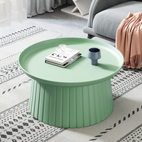 Mini table d'appoint nordique moderne Petite table basse pour salle à manger Meubles de ménage en plastique de type champignon pour salon balcon