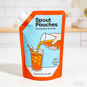 Pochette souple à bec verseur en aluminium et plastique, forme unique, pour vin et <span class=keywords><strong>café</strong></span> – Offre spéciale - Product Image 1