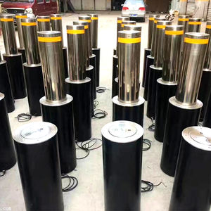 حواجز حركة المرور الفولاذ المقاوم للصدأ الكهربائية التحكم عن بعد ارتفاع الحبال التلقائي قابل للسحب الشمعات الهيدروليكية الأمن - Product Image 1