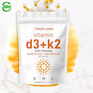 OEM ODM 纯素 10000iu 维生素 D3 K2 胶囊健康补充软胶囊，含原料，除新生儿外适合所有人群 - Product Image 2